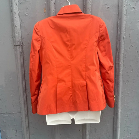 Circle Of Gentleman Women's Orange Blazer, size 8 - Picture 10 of 13